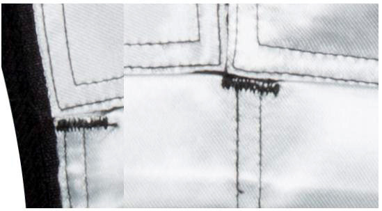 Re-inforced stitching at stress points